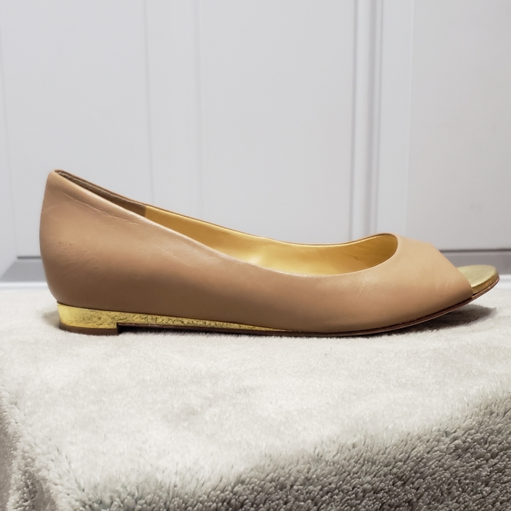Cole Haan Nike air Astoria gold trim flats 7 1/2